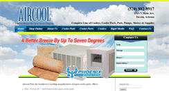 Desktop Screenshot of aircoolpad.com